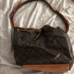 Vintage Louis Vuitton Bucket Bag.  Used & Loved